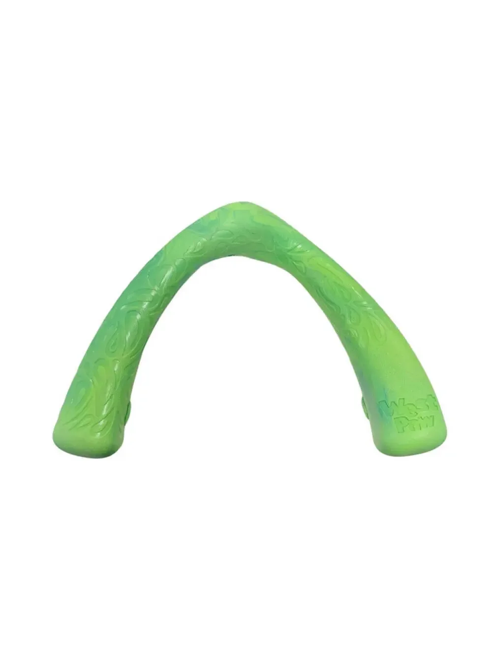 (RGB4 )West Paw Zogoflex Snorkl Seaflex Dog Toy Large Emerald Green Floating